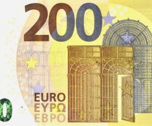 Euro €200 Bills