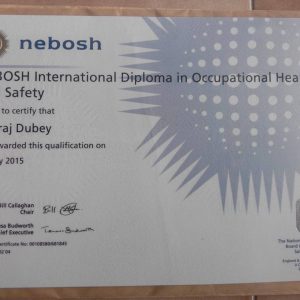 Original NEBOSH certificate without exam